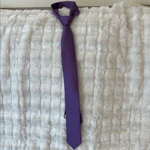 Classic Purple Silk Men's Tie